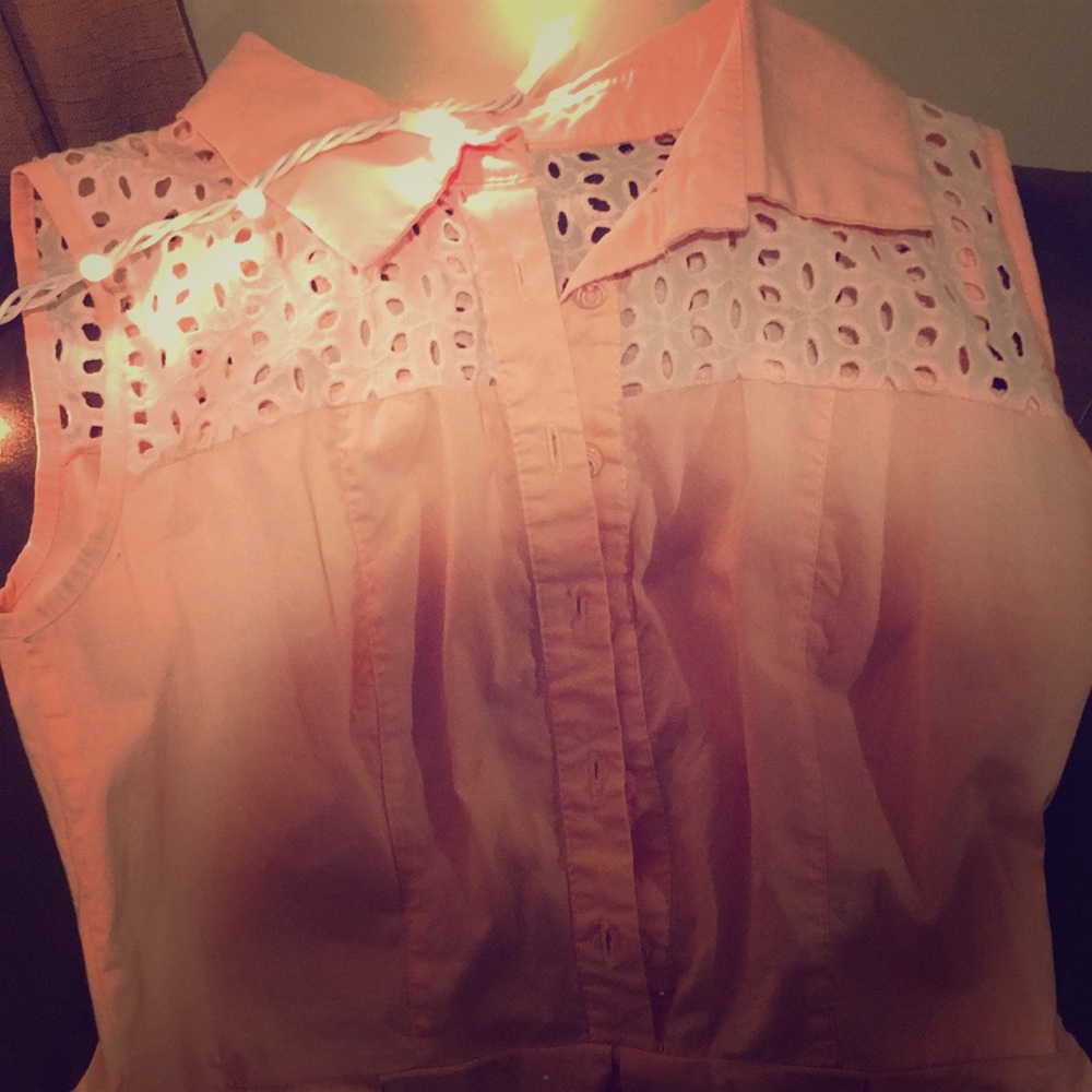 Pink casual dress